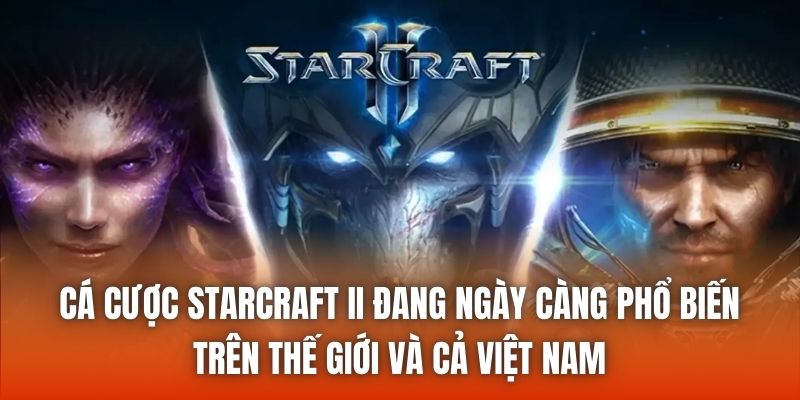 Cá cược StarCraft II đang ngày càng phổ biến trên thế giới và cả Việt Nam