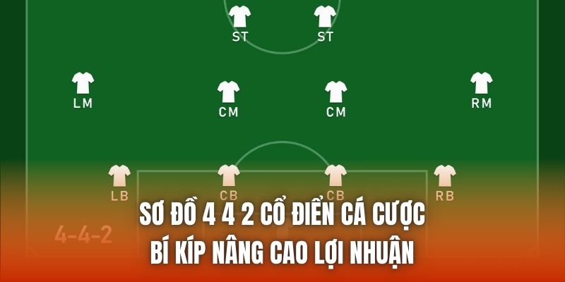 Sơ Đồ 4 4 2 Cổ Điển Cá Cược | Bí Kíp Nâng Cao Lợi Nhuận